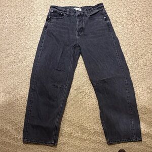 Madewell Darted Barrel Leg Jean